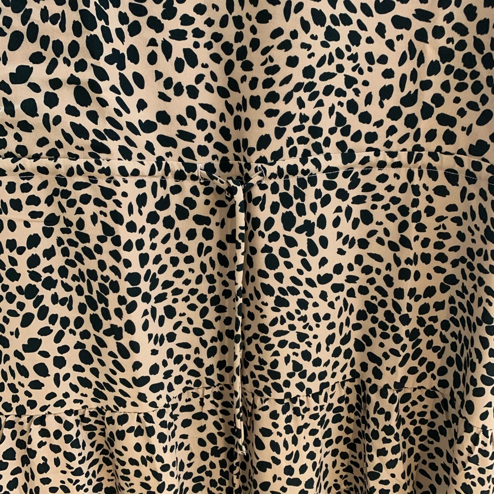 Tussah Ivana Mini Dress in Nude Spot - Size 12 - Picture 10 of 14